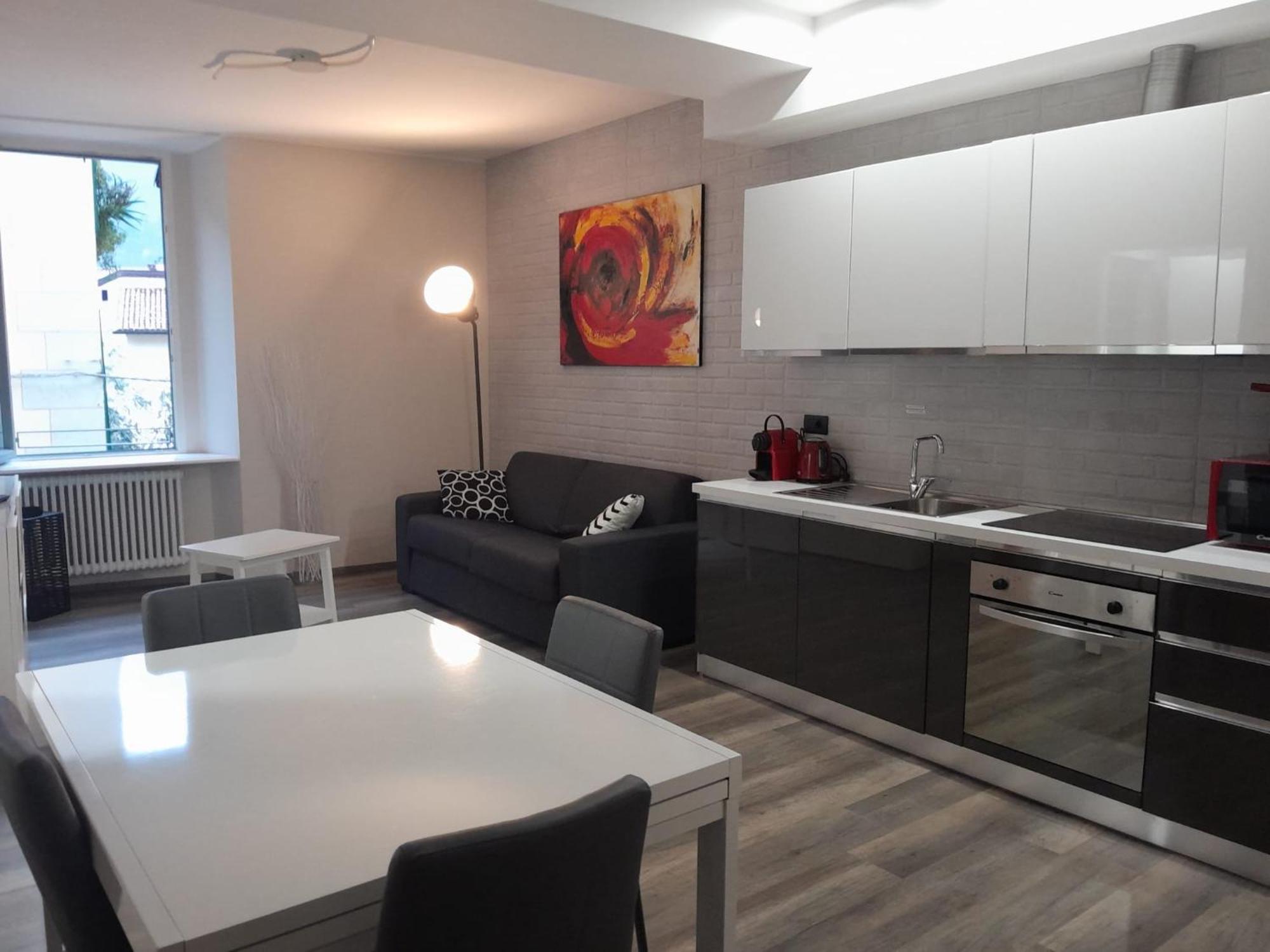 Central Beautiful Flat Como Exterior foto